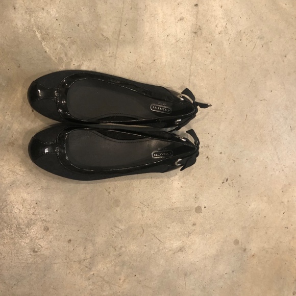 Coach black ballet flats - Picture 3 of 3